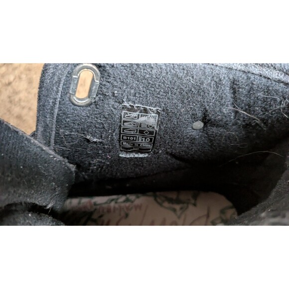 Blowfish Malibu Raco Faux Suede Black Boots Womens Size 10 Combat Ankle - Picture 6 of 8